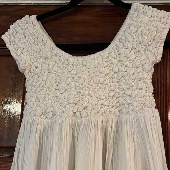 Boho wedding or beach dress,off shoulder, one size, handmade from Ibiza - Picture 2 of 3